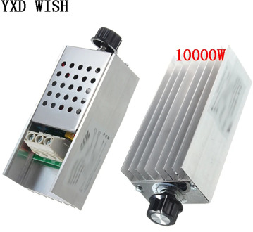 10000W 25A Speed Controller High Power SCR Voltage Regulator Dimmer Switch Speed Temperature Control Thermostat AC 110V 220V