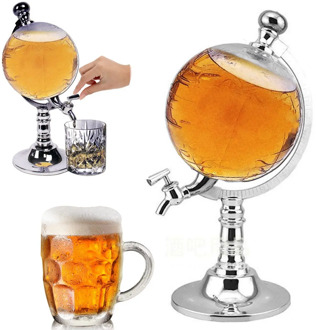 1000cc/ml Globe Shape Design Mini Home Night Club Beverage Liquor Dispenser Beer Liquid Drinking Dispenser Machine Tool