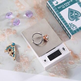 1000G X 0.1G Digital Pocket Scale Sieraden Gewicht Elektronische Weegschaal Pocket Digitale Weegschaal Voor Goud Sterling Zilver sieraden 500