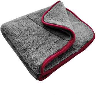 1000GSM Wasstraat Microfiber Handdoek Gezoomd Reiniging Drogen Doek Auto Care Detailing Cleaning Tools Accessoires Auto Wassen Handdoek Rood