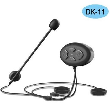 1000M Bluetooth 5.0 Intercom Motorhelm Headset Voor 2 Rijders Draadloze Walkie Talkie Motor Stereo Interphone MP3 Handsfree DK-11