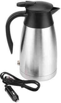 1000Ml 12V/24V Boiler Rvs Elektrische In Auto Waterkoker Reizen Thermosflessen Verwarming Water Fles voor Outdoor Reizen