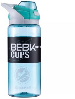 1000Ml 1700Ml Zomer Outdoor Sport Grote Capaciteit Kantine Fitness Draagbare Plastic Beker Met Lente Cover Water-proof Cup 1000ML 2