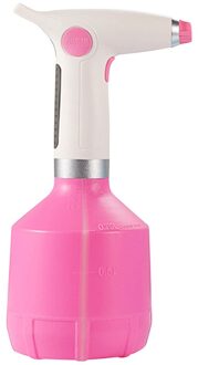 1000Ml Elektrische Tuin Sproeier Automatische Plant Gieter Fles Tuin Spuitbusfles Voor Tuinieren Gieter Roze
