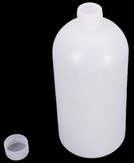 1000ml Plastic Fles w/Geribbelde Deksel
