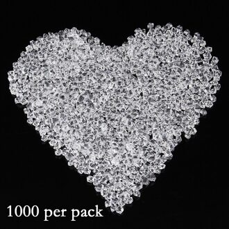 1000Pcs 11*14Mm Clear Acryl Diamond Crystal Ice Rock Stenen Vaas Gems Venster Wedding Party Decor Confetti tafel Scatter Kralen