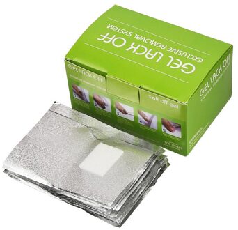 1000Pcs Aluminium Foil Remover Wraps Nail Art Losweken Acryl Gel Nagellak Verwijderen Met Aceton Manicure Care