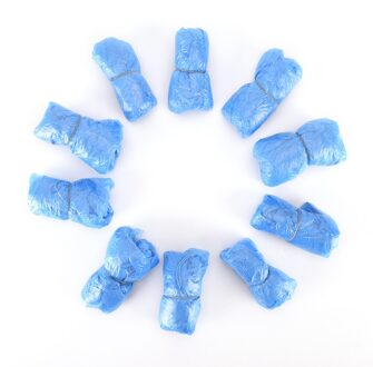 1000Pcs Blauwe Schoen Dust Covers Non Slip Wegwerp Floor Protectors One Size 100Pcs Voor Schoen 1000stk
