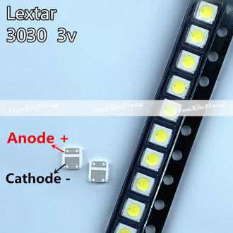 1000pcs LED Backlight 1W 3030 3V Cool white 80-90LM TV Application new