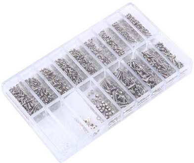 1000Pcs Set Tiny Micro Moer Voor Kleine Lenzenvloeistof Schroef Glazen Horloge Reparatie Tool
