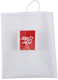 1000Pcs5.5X7Cm Piramide Theezakje Filter Nylon Theezakje Enkele String Label Transparant Lege Theezakje