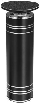 1000Rpm Elektrische Foot File Eelt Remover Foot Care Tool Met 60Pcs Vervanging Schuurpapier Schijven Verwijderen Hak Droge Dode huid Gereedschappen zwart EU