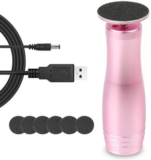1000Rpm Elektrische Foot File Eelt Remover Foot Care Tool P9YD Roze
