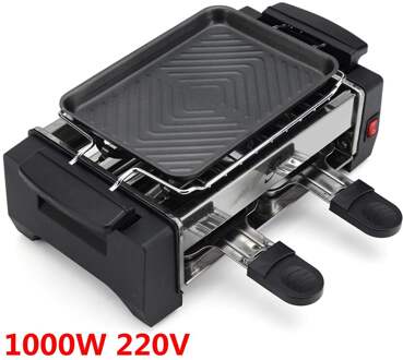 1000W 5 Versnellingen Elektrische Oven Multifunctionele Bbq Elektrische Grills 220V Rookloze Non Stick Huishoudelijke Machine Barbecue grill Voor Eu