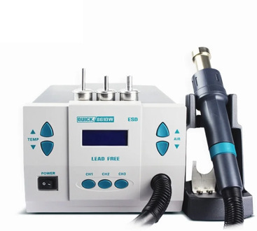 1000W Original QUICK 861DW Heat Gun Lead-free Hot Air Welding Station Hairdryer Soldering Hot Air Rework Station Hot Air gGun