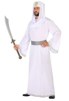 1001 nacht Arabier verkleedpak/kostuum voor heren wit - carnavalskleding - voordelig geprijsd M/L