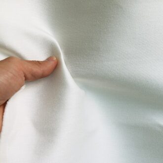 100Cm * 110Cm Elegante Zijde Wollen Stof Bruiloft Schilderij Art Textiel Off Natuurlijke Witte