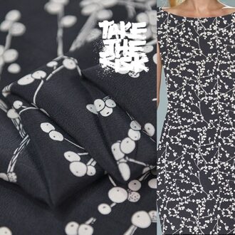 100Cm * 145Cm 100 Natuurlijke Zijde Cdc Stof Retro Jurk Materiaal Pure Zijde Crêpe De Chine