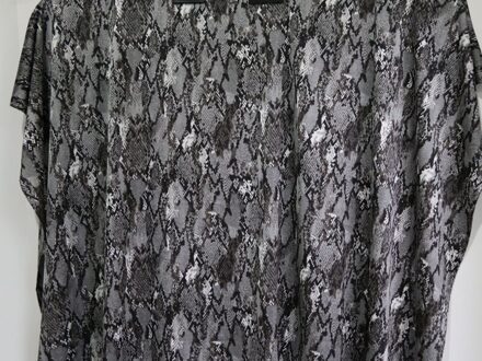 100Cm * 150Cm Afrika Snake Afdrukken 98% Polyester 2% Spandex Satijnen Stof Zachte Crêpe Charmeuse Haarband Textiel zachte zilver grijs