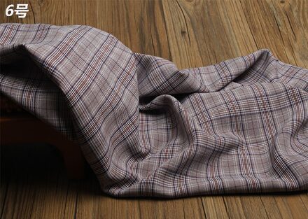 100Cm * 150Cm/Stuk, Elastische Retro Britse Plaid Doek, Kleding, Broek, Rokken, vesten, Decoratieve Stoffen, Diy Handgemaakte Materialen 2