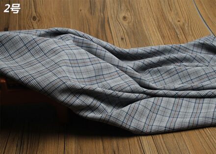 100Cm * 150Cm/Stuk, Elastische Retro Britse Plaid Doek, Kleding, Broek, Rokken, vesten, Decoratieve Stoffen, Diy Handgemaakte Materialen 7