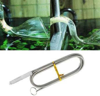 100Cm Lange Flexibele Koelkast Scrub Borstel Water Buis Baggeren Schoonmaken Tool 201 Roestvrijstalen Keuken Cleaning Tools Borstel