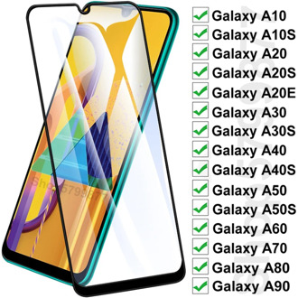 100D Protection Glass For Samsung Galaxy A10 A20 A30 A40 A50 A60 A70 A80 A90 A20E A30S A50S Tempered Glass Screen Protector Film