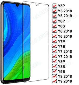 100D Protective Glass For Huawei Y5P Y6P Y7P Y8P Y6S Y7S Y8S Y9S Tempered Screen Protector Y5 Lite Y6 Y7 Y9 2018 2019 Glass Film