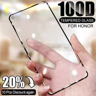 100D Tempered Glass For Huawei honor 20 10 Lite 30 30S 20S 20i Screen Protector For Honor 20 Pro V20 V30 Pro Protective Film