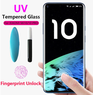 100D UV Glue Tempered Glass Case for Xiaomi Mi 10 Pro Full Coverage Screen Protector for Xiaomi MI10 Pro 10Pro Protective Glass