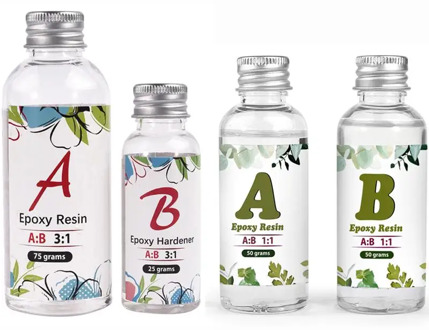 100g 3:1 DIY UV Epoxy AB Glue Crystal UV Glue for Resin Mold High Adhesive Anti-yellow Quick Drying Glue for Resin Craft