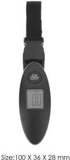 100G/40Kg Lcd Digitale Elektronische Bagage Schaal Draagbare Koffer Schaal Steel Reistas Weging Vis Haak Opknoping schaal Bruin