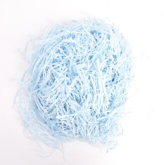 100G Macaron Pastel Versnipperd Crinkle Papier Regenboog Eenhoorn Kinderen Verjaardagsfeestje Decoratie Baby Shower Doop Huwelijk Blauw