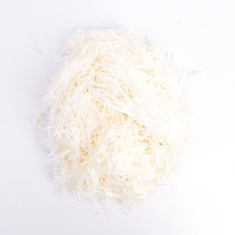 100G Macaron Pastel Versnipperd Crinkle Papier Regenboog Eenhoorn Kinderen Verjaardagsfeestje Decoratie Baby Shower Doop Huwelijk wit