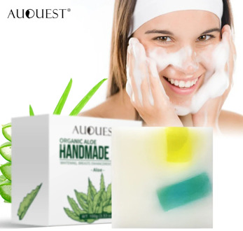 100G Organic Aloe Vera Handmade Bioactive Face Wash Soap Pregnancy Vegan Facial Cleanser Body Skin Care