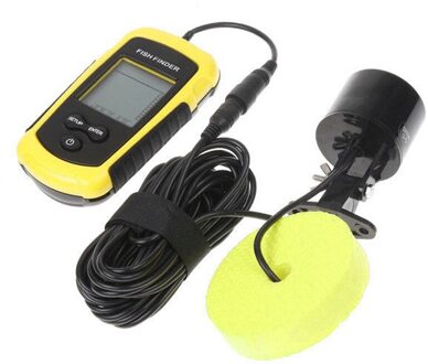 100M Diepte Portable Fish Finder Lcd Sonar Sensor Alarm Transducer Fishfinder