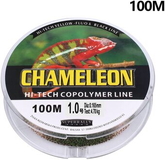 100M Vislijn Gevlochten Vislijn Sterke Paard Belangrijkste Lijn Spotted Nylon Garen Multifilament Vislijn