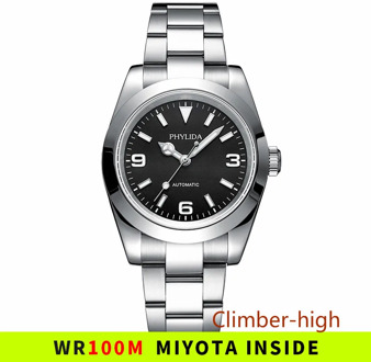 100M WR Diver Watch High Quality Watch Explorer Homage Miyota Movement Mechanical Automatic Black Dial Date 40mm Men's Watch