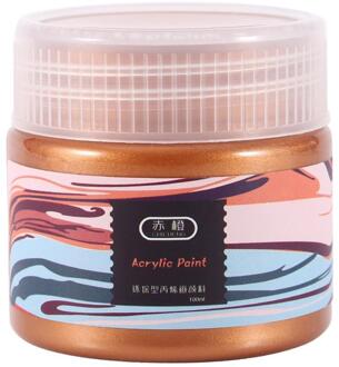 100ml Artist Acrylverf DIY Art Creatie Schilderen Pigment-Koper