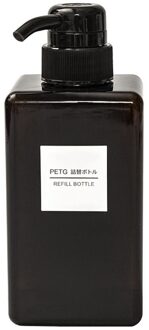 100Ml Douche Shampoo Lotion Lege Hervulbare Pomp Dispenser Fles Goedkope donker bruin