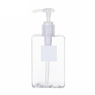 100Ml Draagbare Reizen Foam Zeepdispenser Badkamer Wastafel Douche Gel Shampoo Lotion Vloeibare Handzeep Bubble Fles Container wit