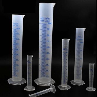 100Ml Plastic Maatcilinder Afgestudeerd Cilinders Voor Lab Levert Laboratorium Gereedschap