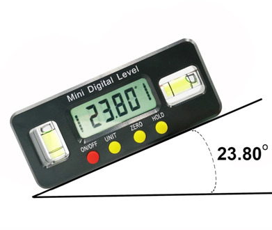 100mm digital protractor Angle Finder inclinometer electronic level box with magnetics angle measuring carpenter tool