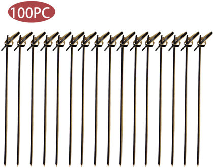 100Pc Bamboe Pick Buffet Fruit Vork Party Dessert Stok Cocktail Spies Hart Bloem Bamboe Pick Buffet Cupcake Fruit Vork party G