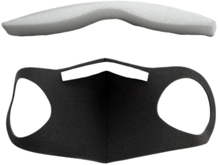 100pc Microfiber Nose Bridge Pads White Black Foam Sponge Cushion Protection Strip Anti-Fog Self-adhesive Mouth Mask Accessories