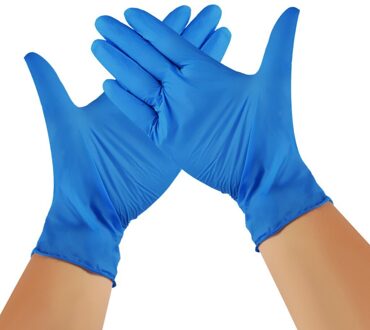 100PC Nitrile Disposable Gloves Waterproof Powder Free Latex Gloves For Household Kitchen Laboratory Cleaning Gloves In Stock M