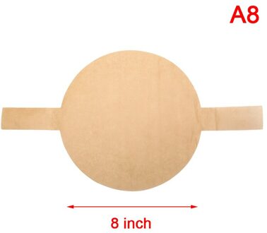 100Pc Perkamentpapier Rondes Met Lift Tabs Bakpapier Wegwerp Vel A8