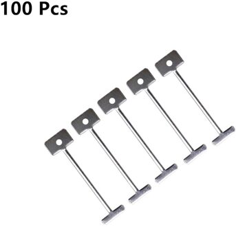 100Pc Vervanging Staal Naalden Voor Vloeren Muur Tegel Leveling Systeem Leveler Vervangbare Pin Betegelen Naalden Bouw Gereedschap