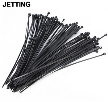 100Pcs 100Mm Zelfsluitende Netwerk Nylon Plastic Cable Zip Tie Cord Strap Plastic Zip Trim Wrap kabel Loop Ties Draad