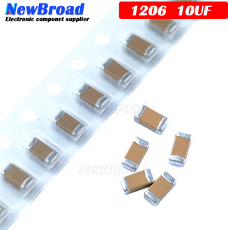 100Pcs 10Uf X5R Fout 10% 16V 1206 106 Smd Condensator